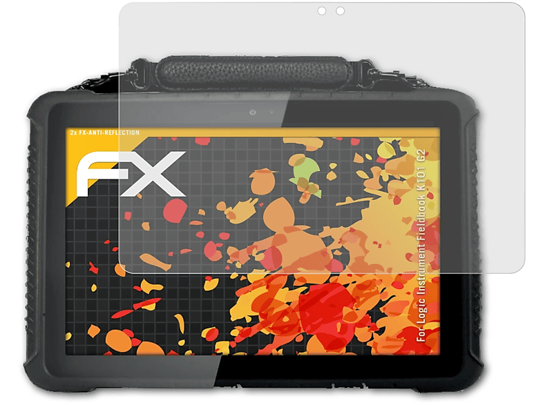 G2) Displayschutz(für K101 Instrument ATFOLIX 2x FX-Antireflex Fieldbook Logic