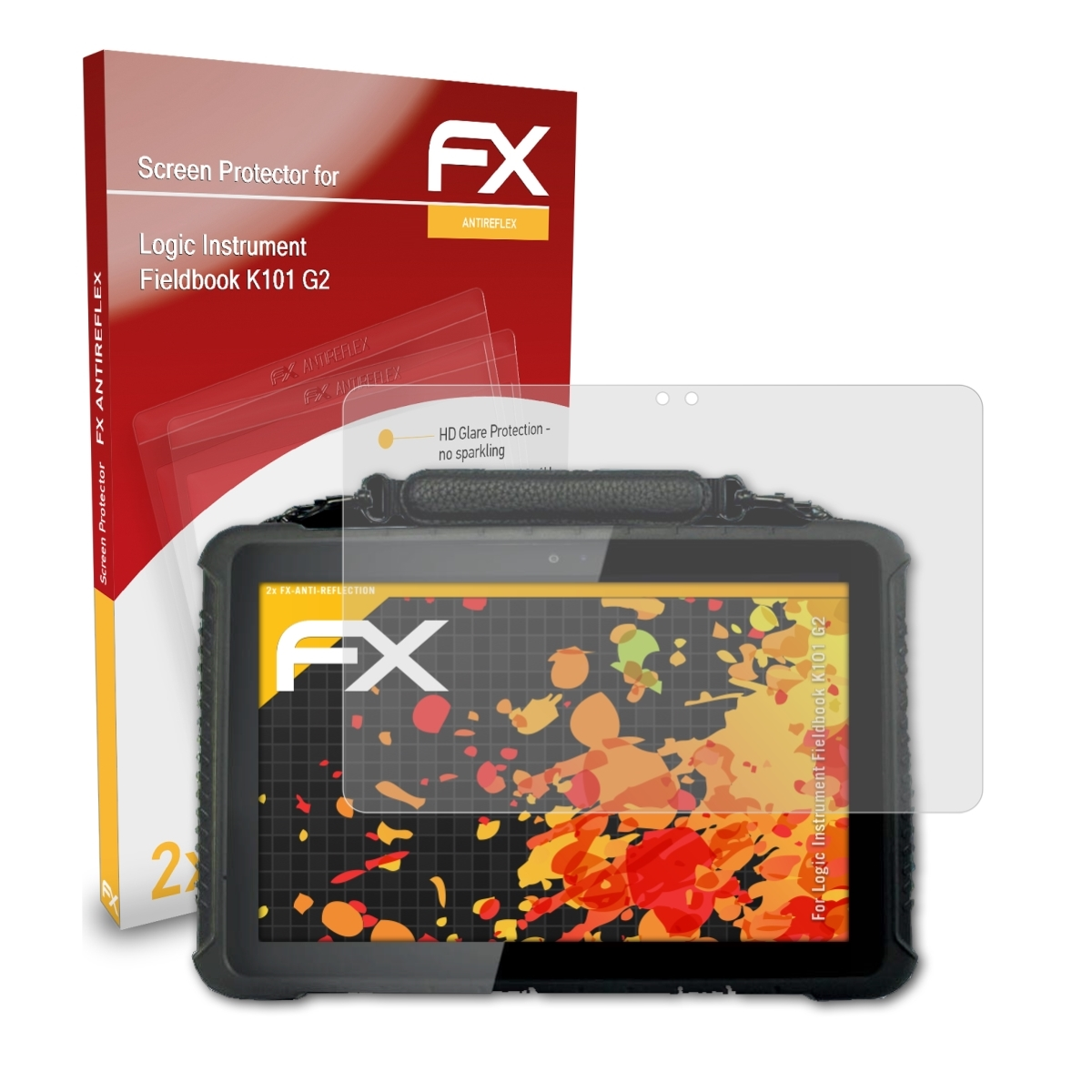 ATFOLIX 2x FX-Antireflex Displayschutz(für Logic Fieldbook Instrument K101 G2)
