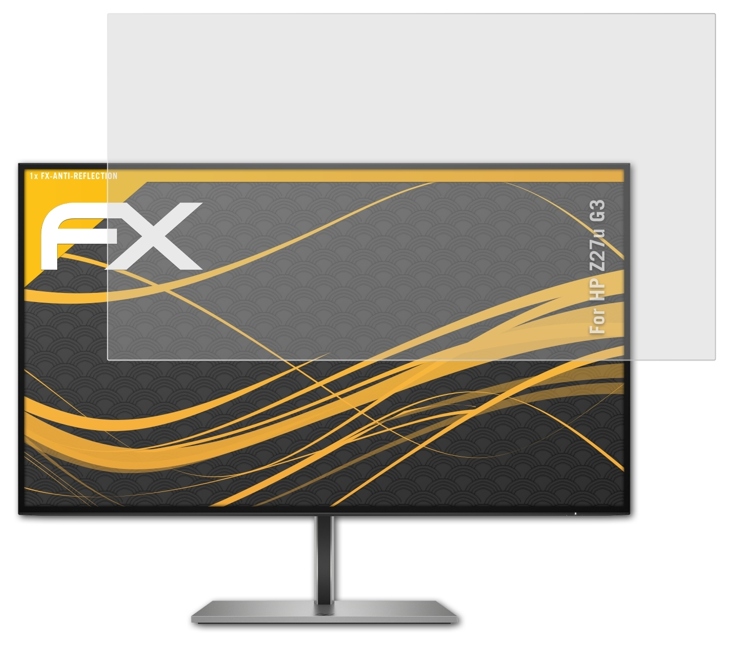 ATFOLIX FX-Antireflex G3) Displayschutz(für HP Z27u