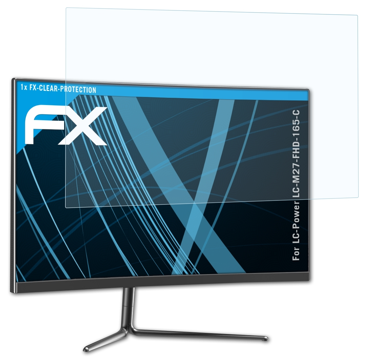 ATFOLIX FX-Clear Displayschutz(für LC-Power LC-M27-FHD-165-C)
