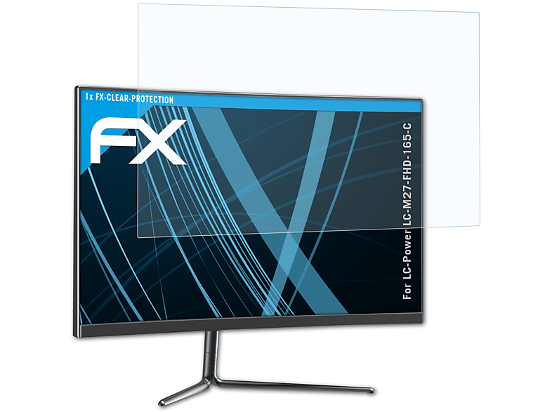 ATFOLIX FX-Clear LC-Power Displayschutz(für LC-M27-FHD-165-C)