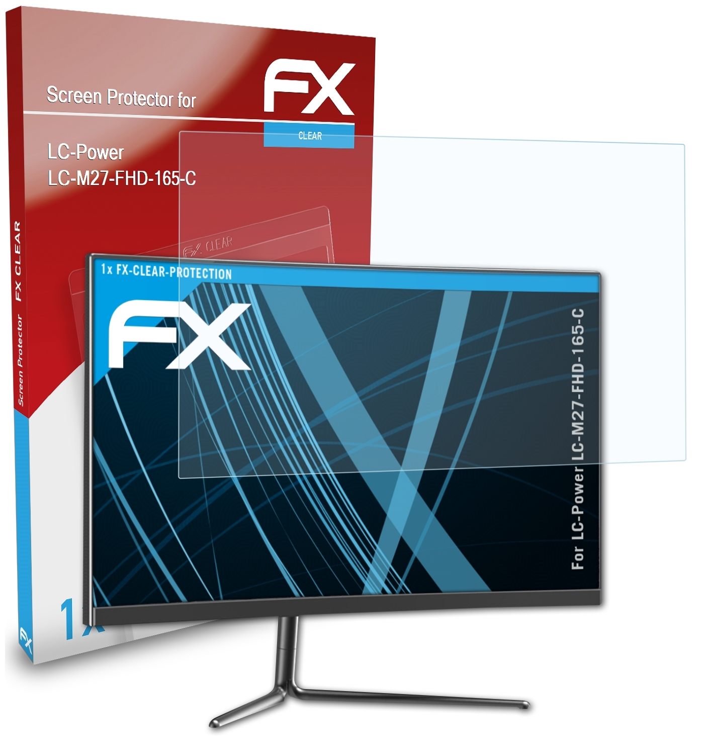 ATFOLIX FX-Clear LC-Power Displayschutz(für LC-M27-FHD-165-C)