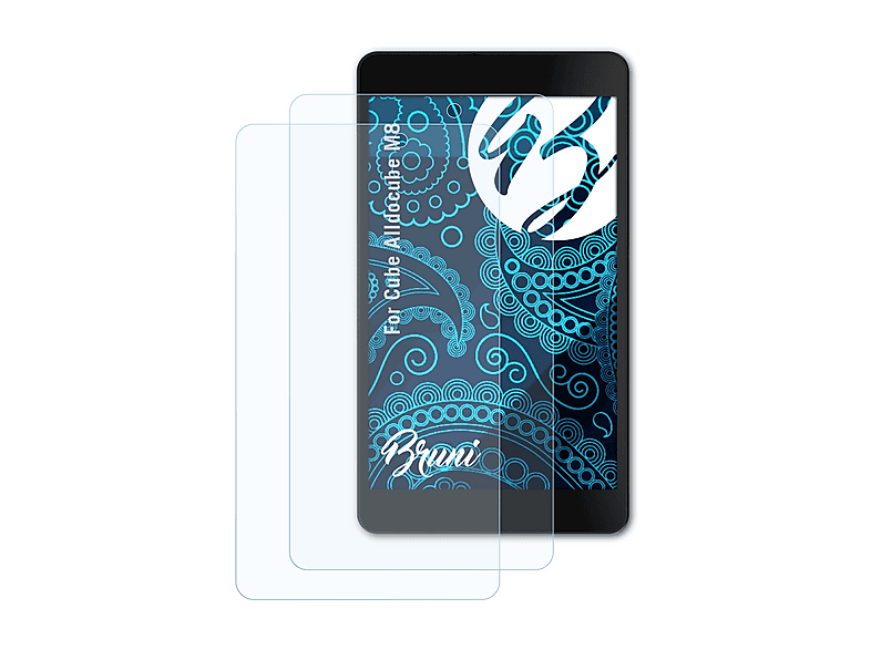 BRUNI 2X ÉCRAN protecteur pour Sky Devices Sky Pad 8 Pro Protecteur d