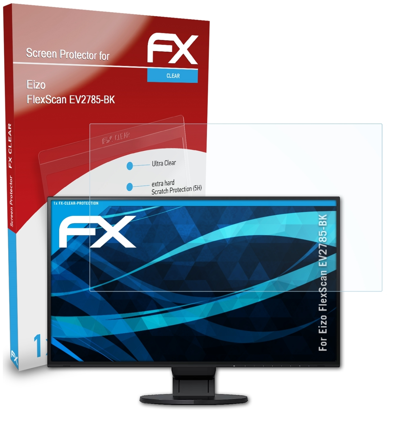 FX-Clear ATFOLIX Displayschutz(für Eizo EV2785-BK) FlexScan