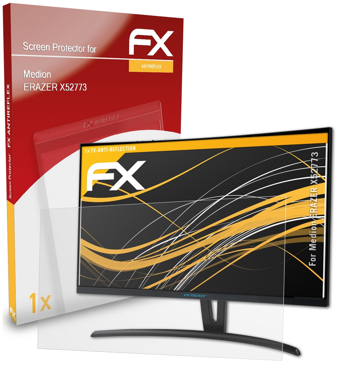 X52773) FX-Antireflex ERAZER Displayschutz(für ATFOLIX Medion
