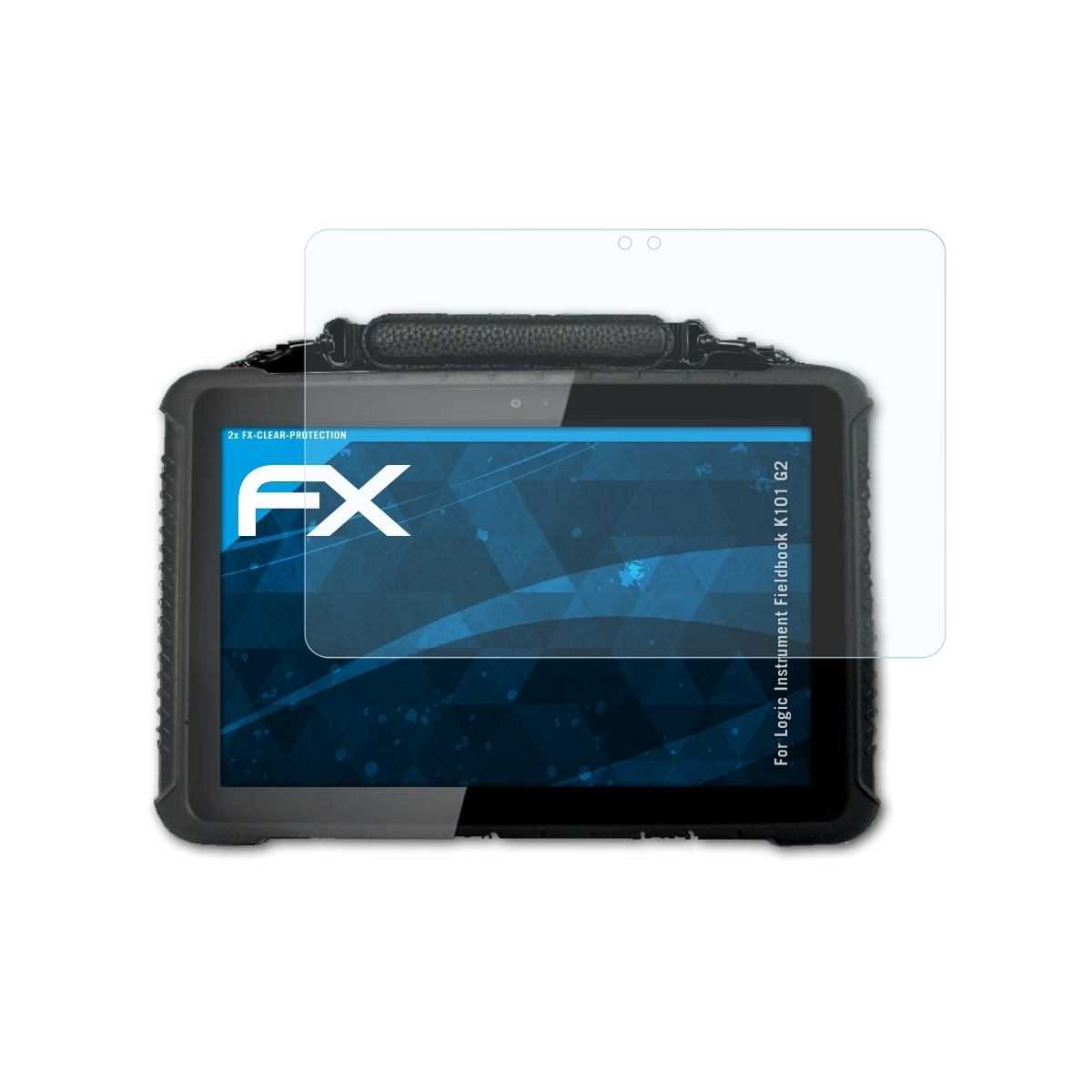 ATFOLIX 2x FX-Clear Displayschutz(für Logic Instrument Fieldbook G2) K101