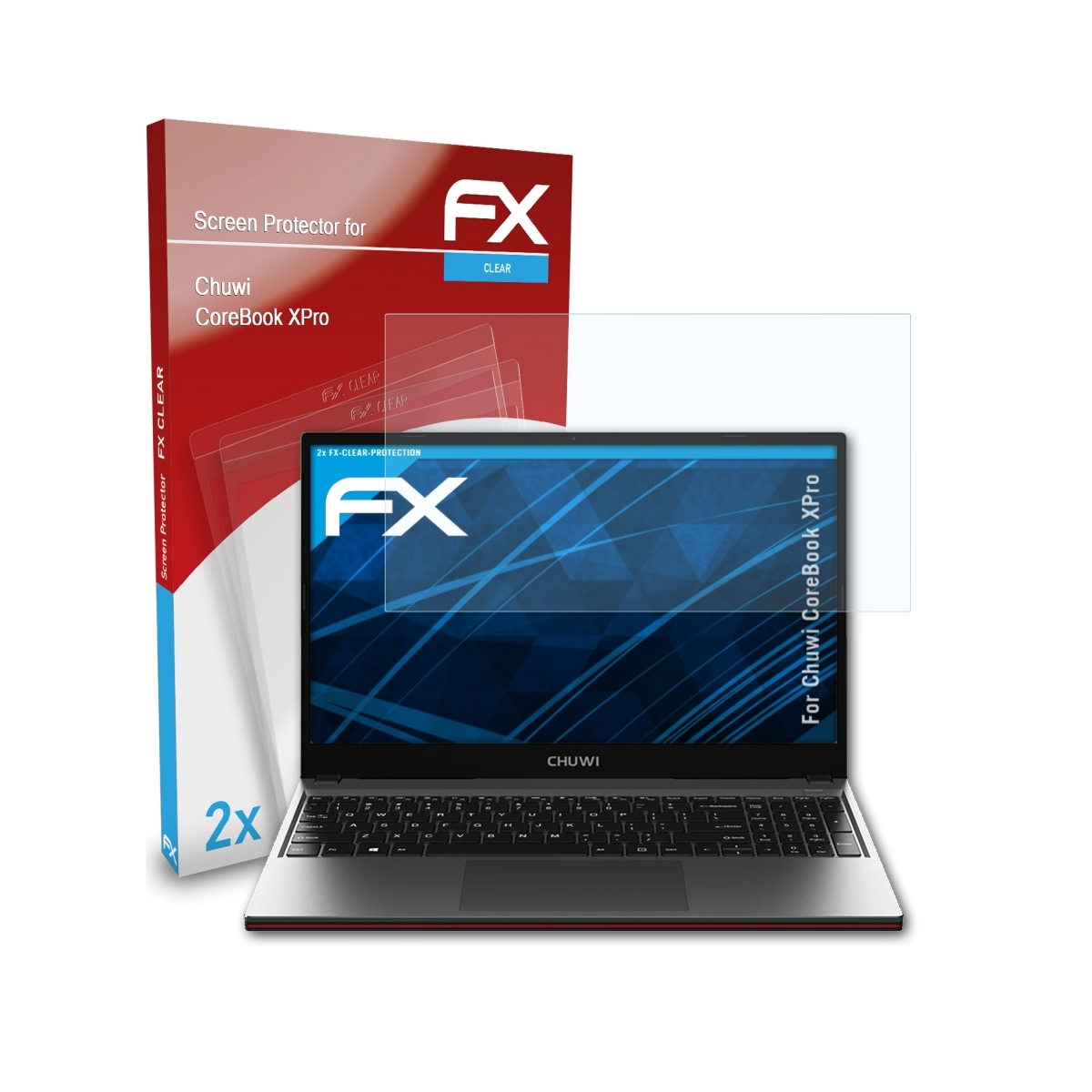 Displayschutz(für ATFOLIX XPro) FX-Clear CoreBook 2x Chuwi