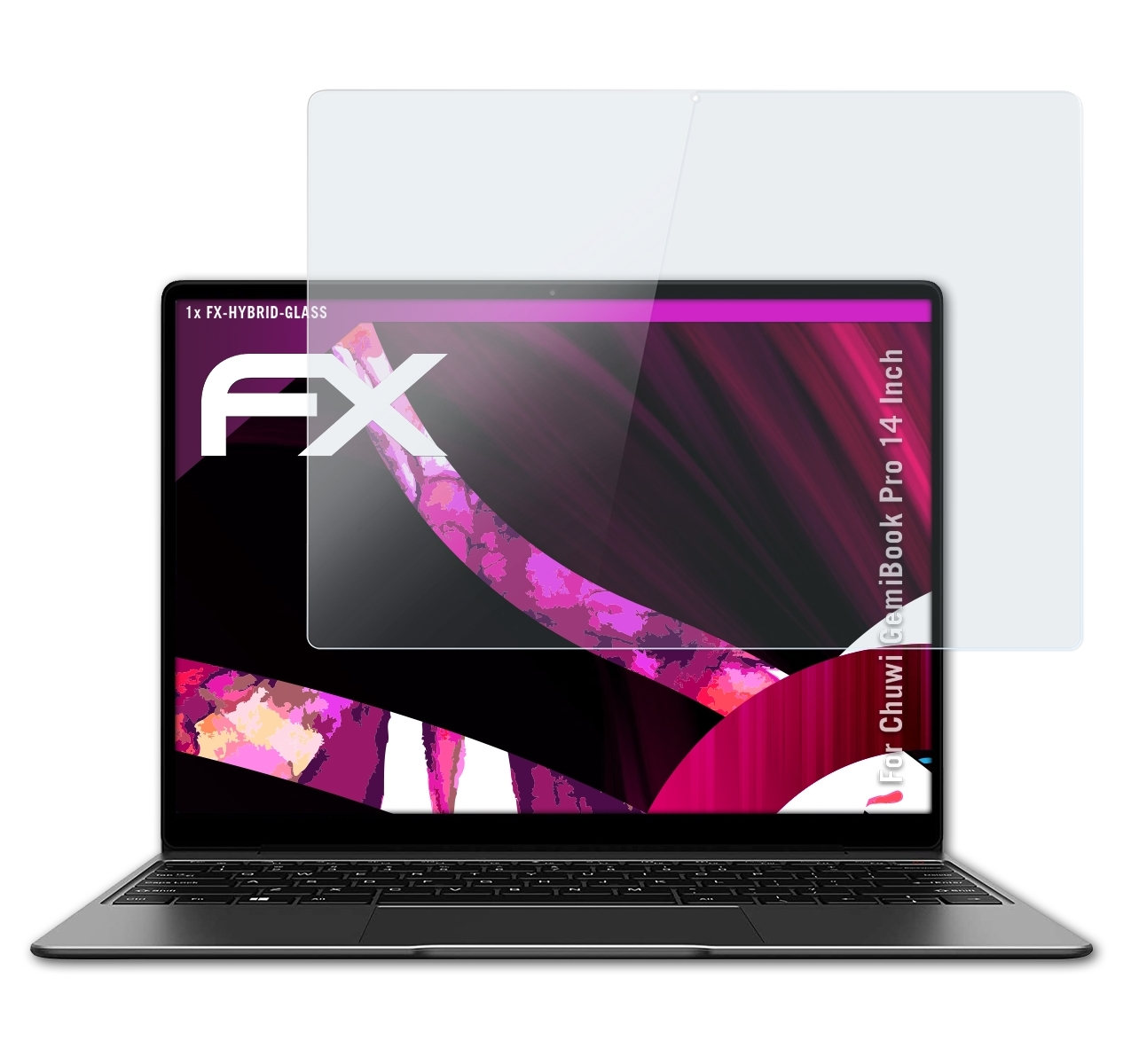 Pro GemiBook ATFOLIX Chuwi Inch)) FX-Hybrid-Glass (14 Schutzglas(für