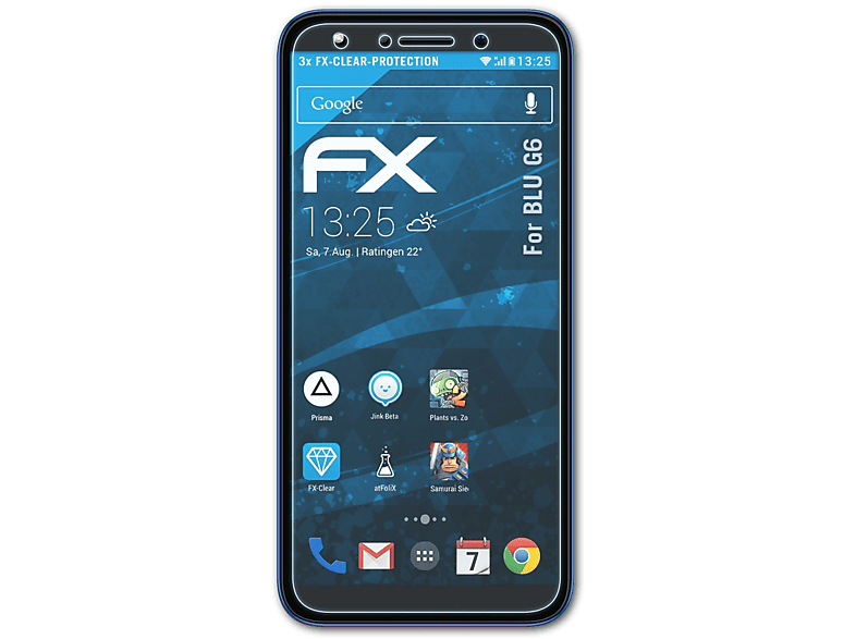 Displayschutz(für G6) 3x FX-Clear BLU ATFOLIX