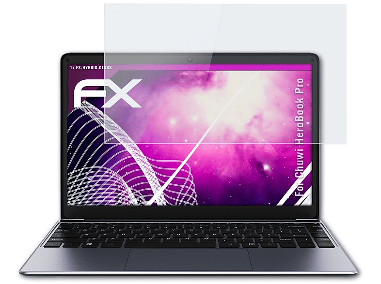 ATFOLIX FX-Hybrid-Glass Schutzglas(für Chuwi HeroBook Pro)