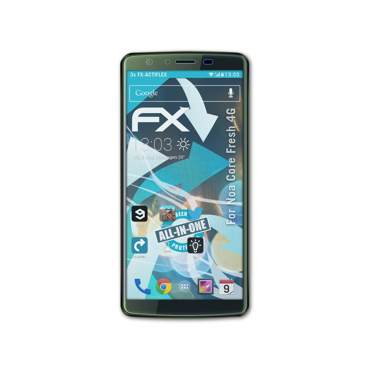 ATFOLIX 3x FX-ActiFleX 4G) Noa Core Displayschutz(für Fresh