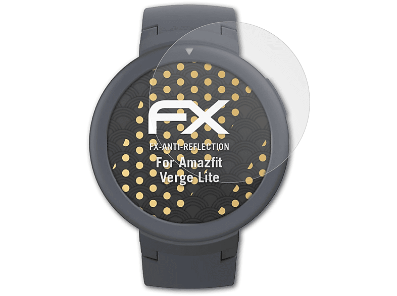 FX-Antireflex Amazfit Verge Displayschutz(für 3x ATFOLIX Lite)