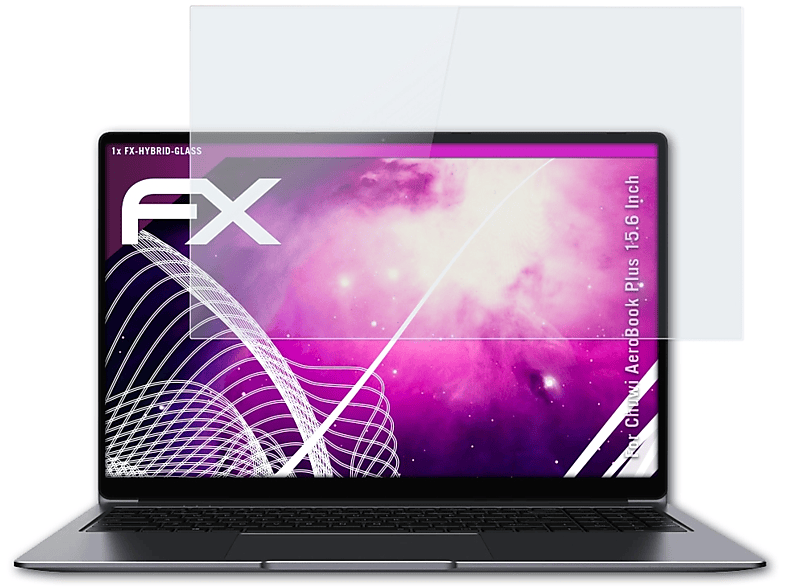 ATFOLIX FX-Hybrid-Glass Schutzglas(für Chuwi AeroBook Inch)) (15.6 Plus