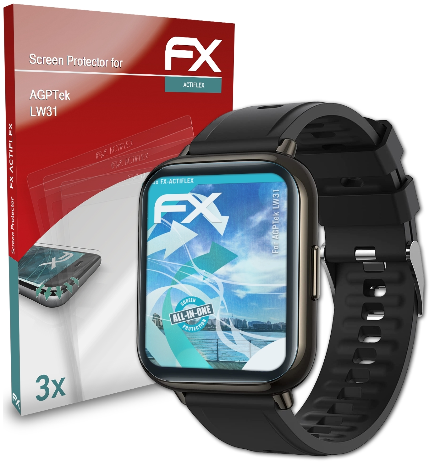 LW31) ATFOLIX Displayschutz(für 3x FX-ActiFleX AGPTek