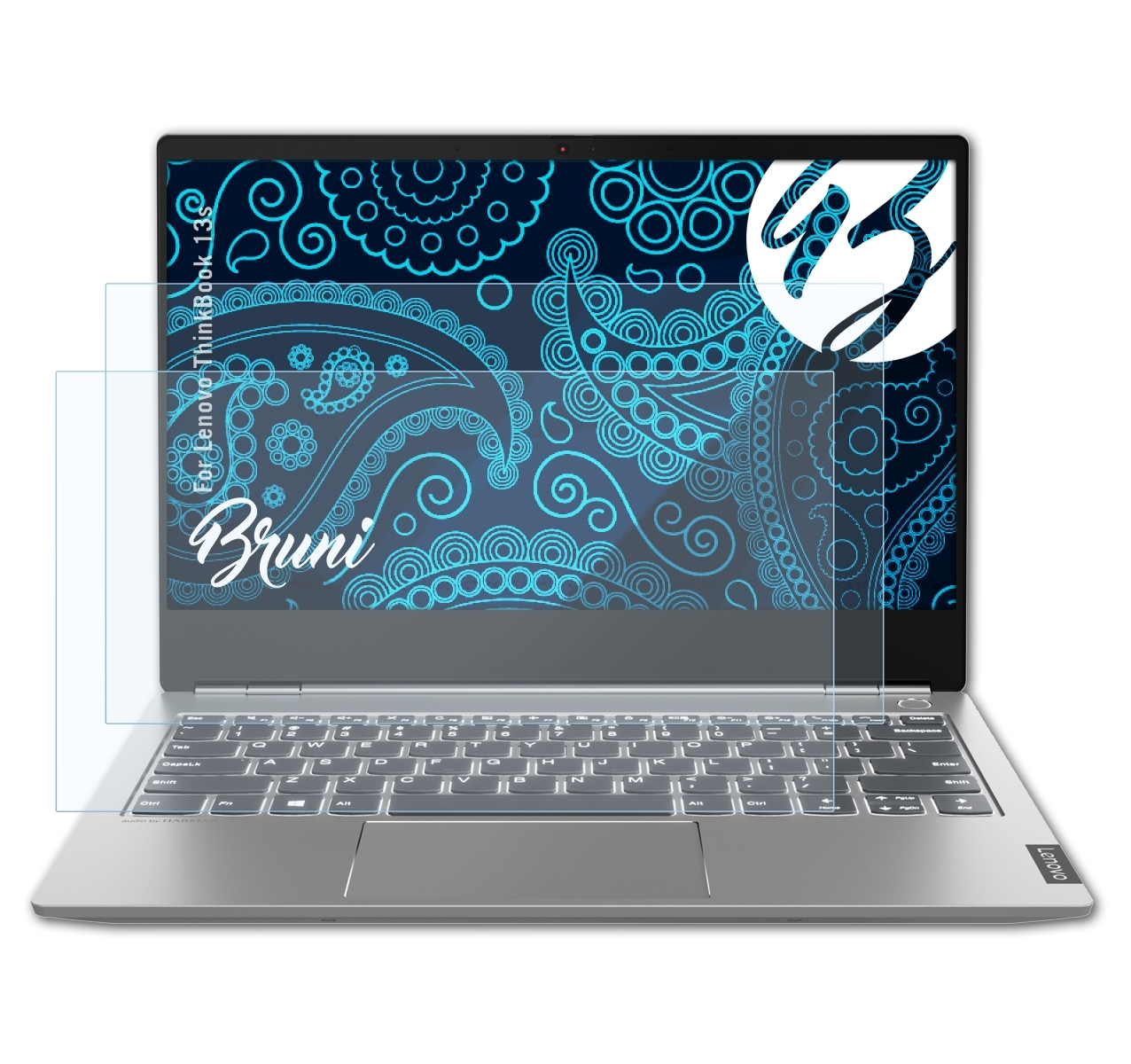 BRUNI 2x Basics-Clear Lenovo Schutzfolie(für ThinkBook 13s)