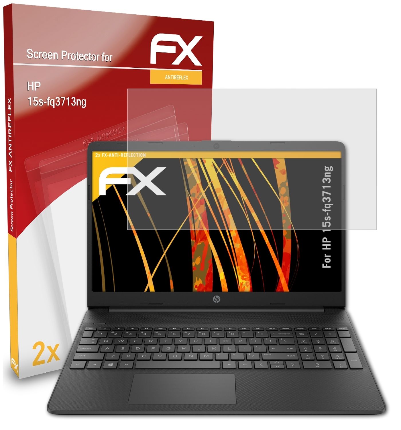 ATFOLIX 2x FX-Antireflex HP Displayschutz(für 15s-fq3713ng)