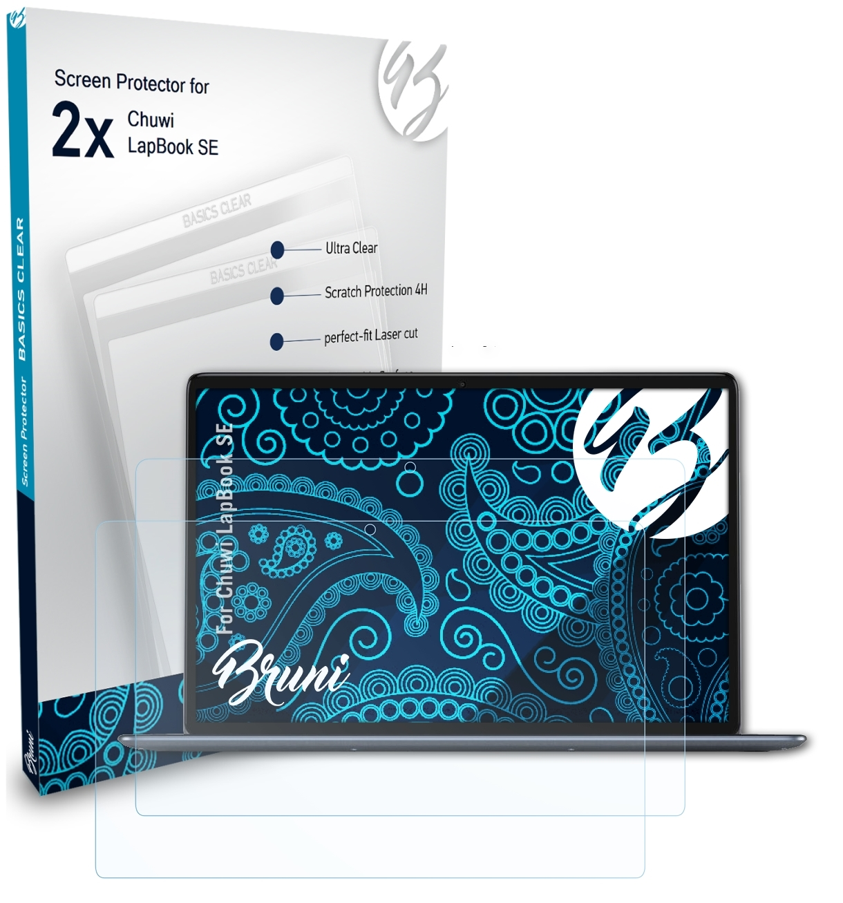 SE) Schutzfolie(für BRUNI Basics-Clear LapBook 2x Chuwi