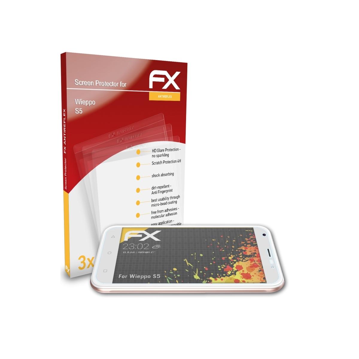 ATFOLIX FX-Antireflex Displayschutz(für S5) Wieppo 3x