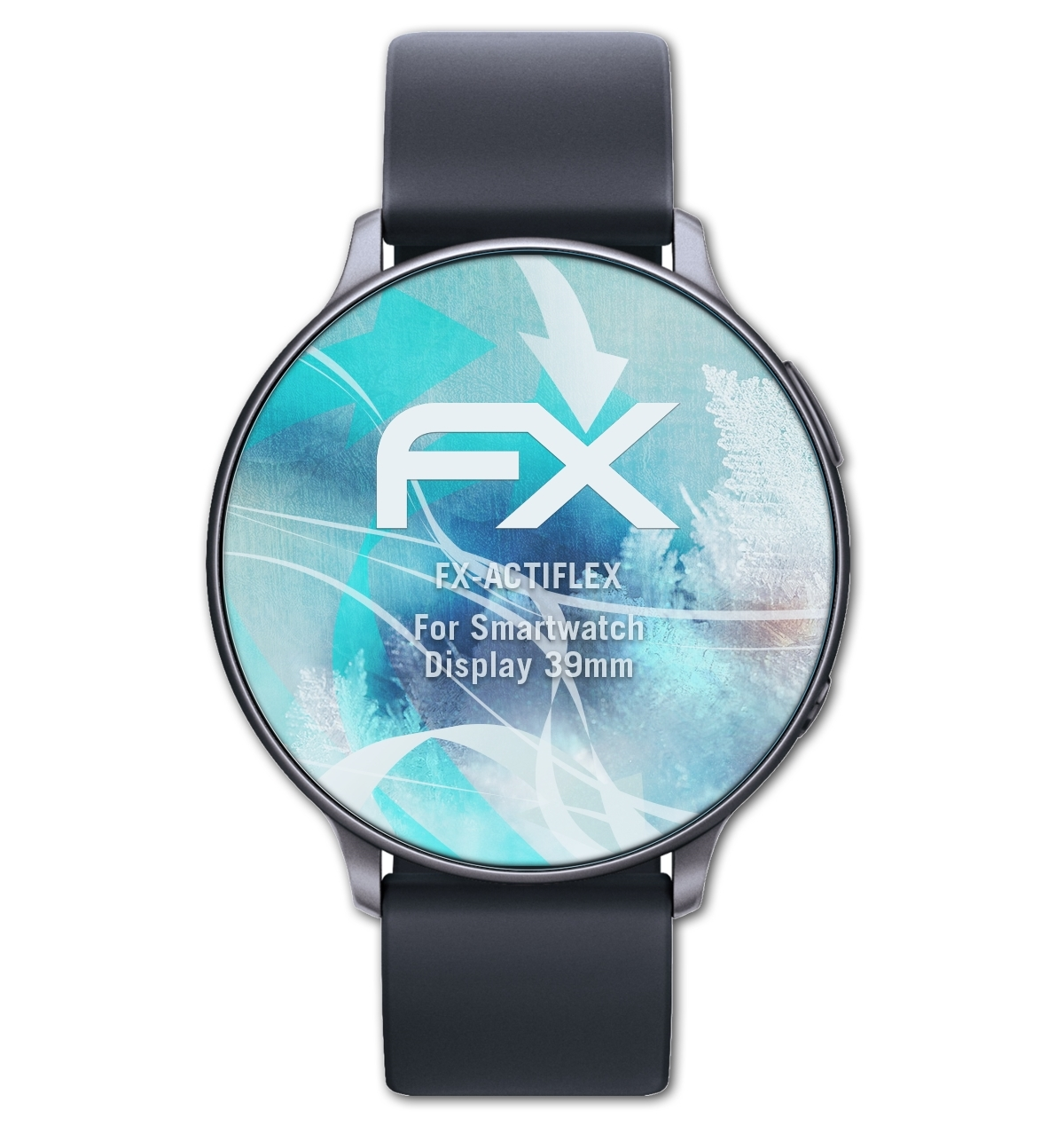 ATFOLIX 3x FX-ActiFleX Displayschutz(für Smartwatch Display (39mm))