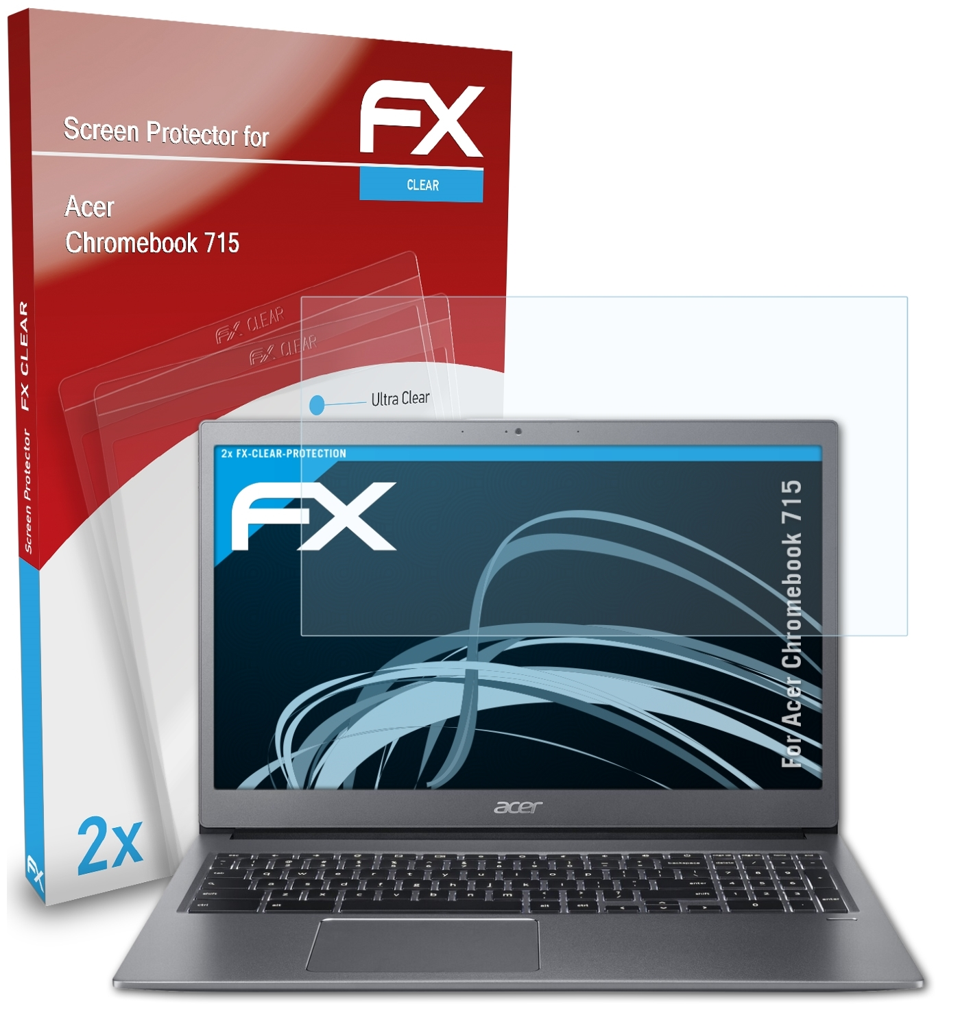 Displayschutz(für 715) FX-Clear Chromebook Acer 2x ATFOLIX