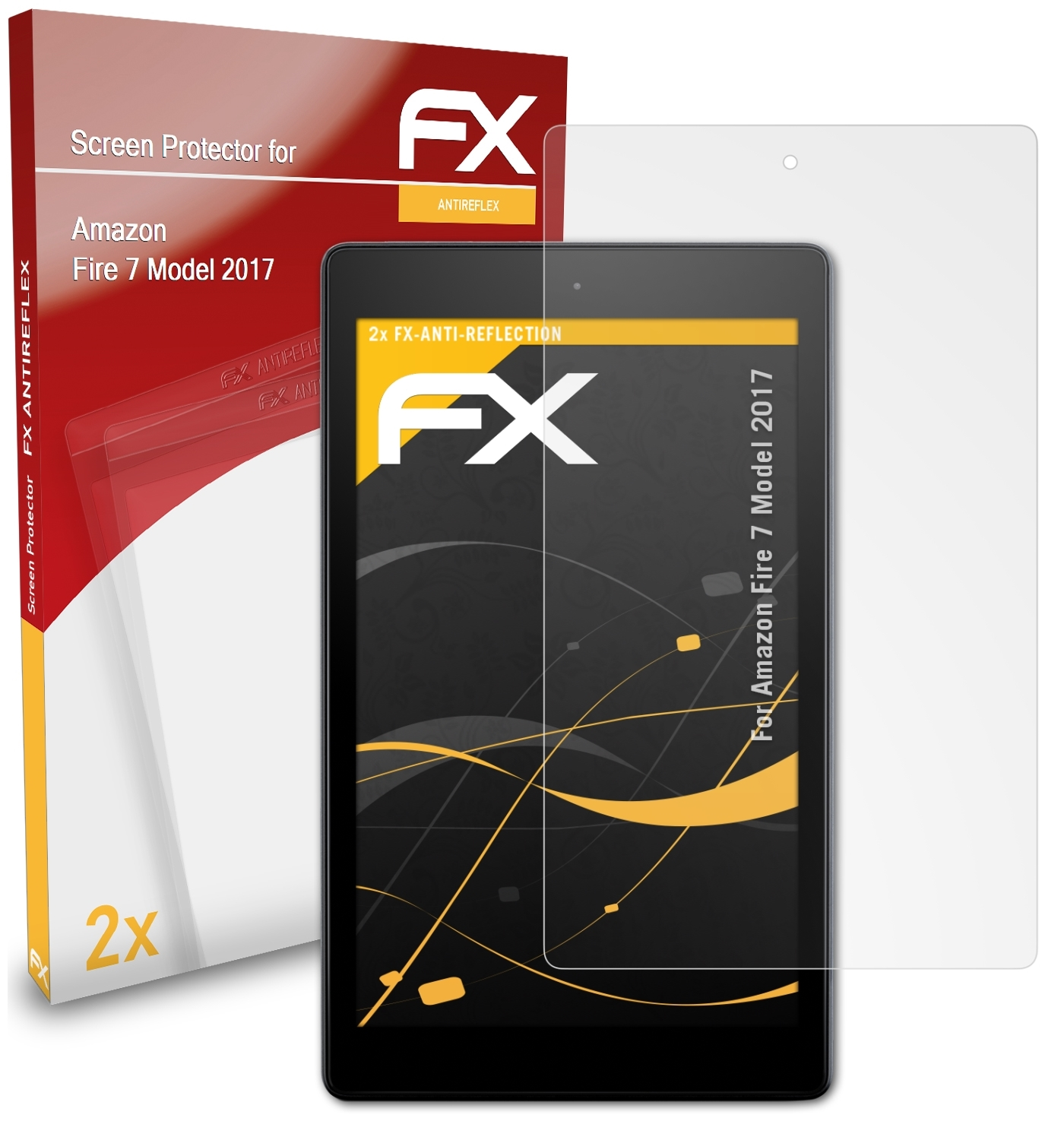 ATFOLIX 2x FX-Antireflex 7 Fire Displayschutz(für (Model 2017)) Amazon