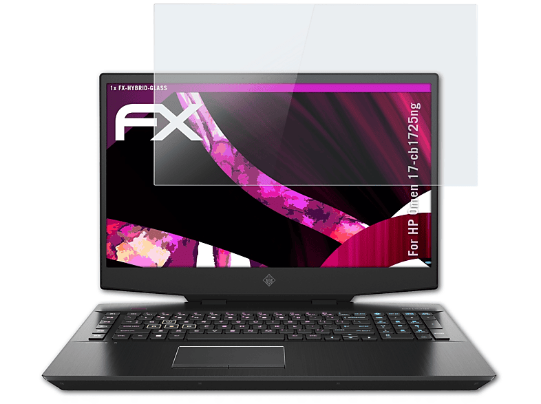 17-cb1725ng) FX-Hybrid-Glass ATFOLIX HP Omen Schutzglas(für