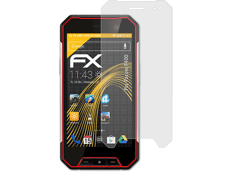 ATFOLIX 3x FX-Antireflex Displayschutz(für Facom F400) | Displayschutzfolien & Gläser