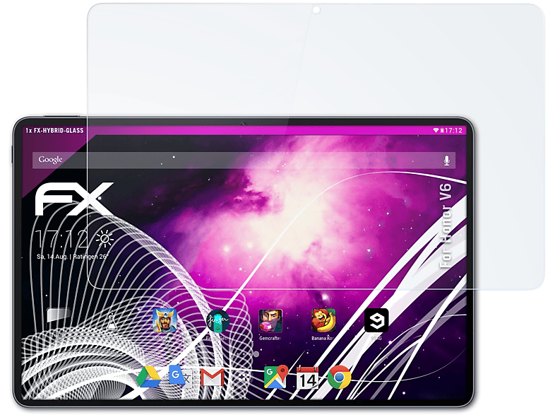 Schutzglas(für ATFOLIX Honor V6) FX-Hybrid-Glass