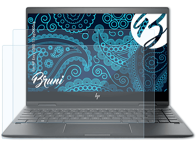 BRUNI HP x360 Basics-Clear Schutzfolie(für Envy 13-ag0005ng) 2x