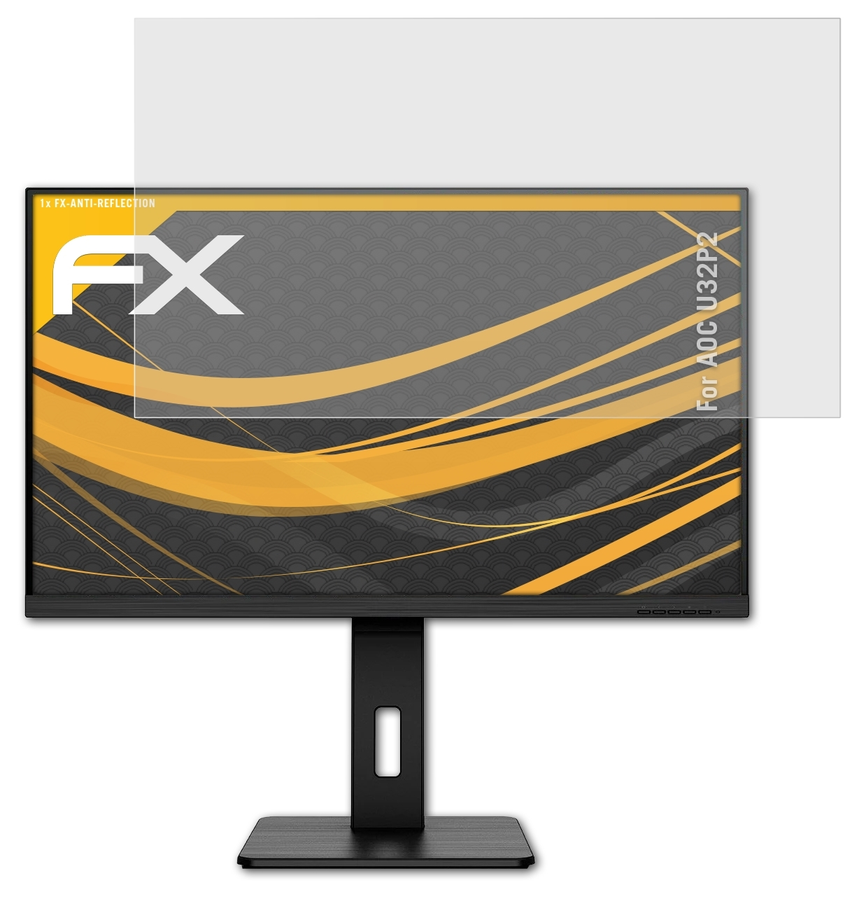 Displayschutz(für AOC U32P2) ATFOLIX FX-Antireflex