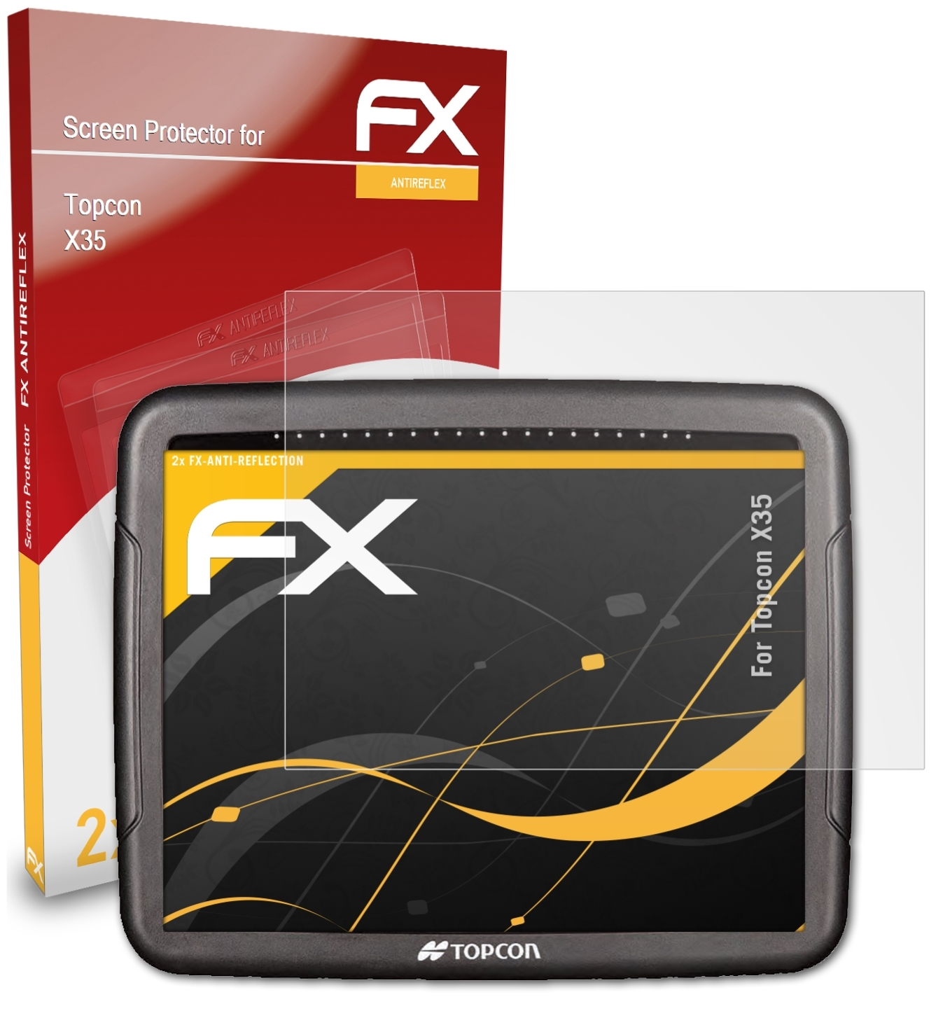 Displayschutz(für FX-Antireflex ATFOLIX Topcon 2x X35)