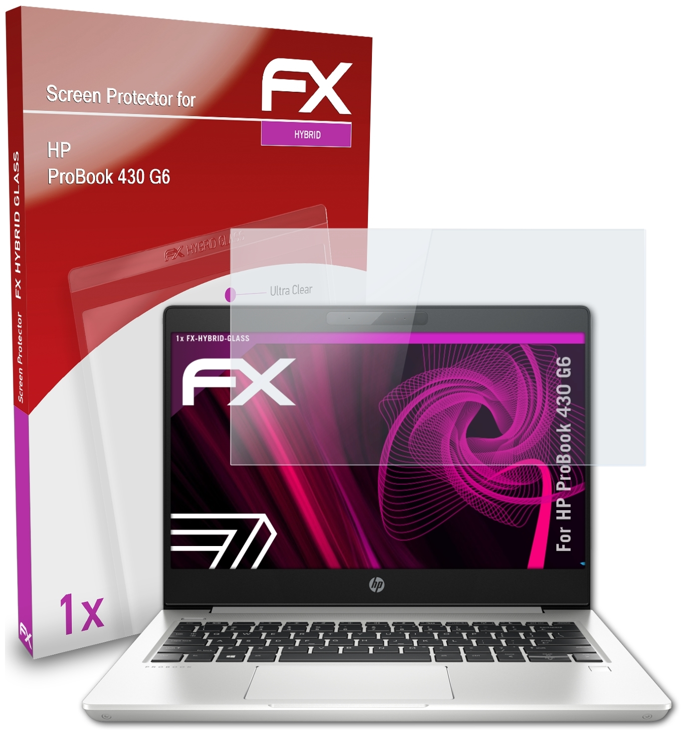 ATFOLIX FX-Hybrid-Glass 430 ProBook HP Schutzglas(für G6)