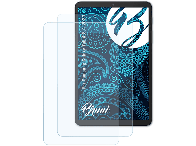 BRUNI 2x Basics-Clear Schutzfolie(für Samsung Galaxy Tab A 8.4 (2020))