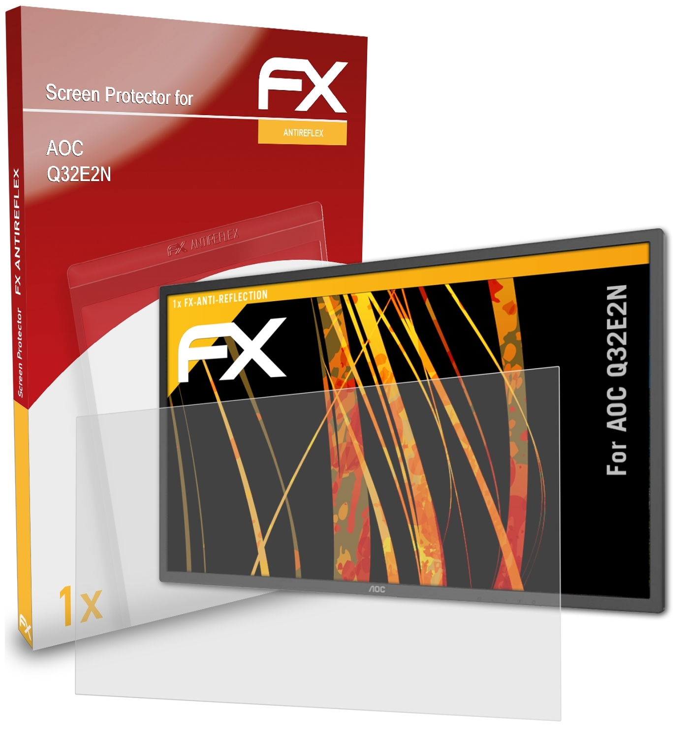 ATFOLIX FX-Antireflex Displayschutz(für AOC Q32E2N)
