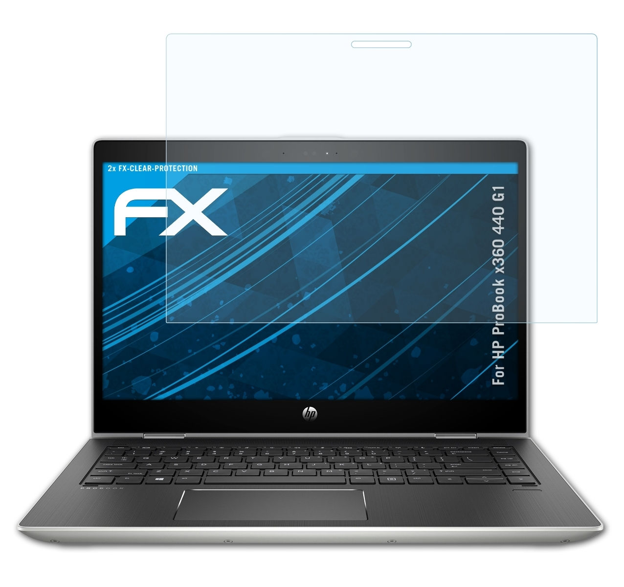 ATFOLIX x360 440 Displayschutz(für ProBook 2x FX-Clear HP G1)