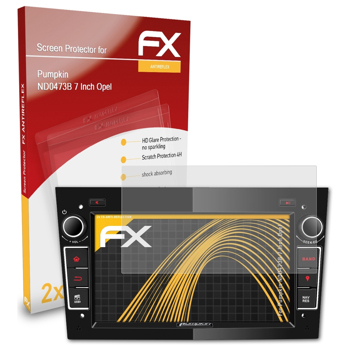 FX-Antireflex Displayschutz(für Inch) ATFOLIX 7 Pumpkin 2x ND0473B