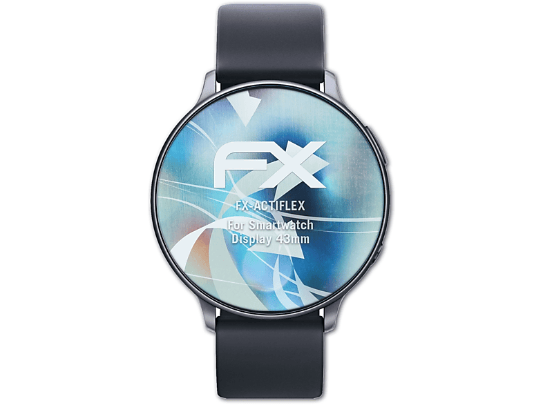 ATFOLIX 3x Displayschutz(für FX-ActiFleX Display Smartwatch (43mm))