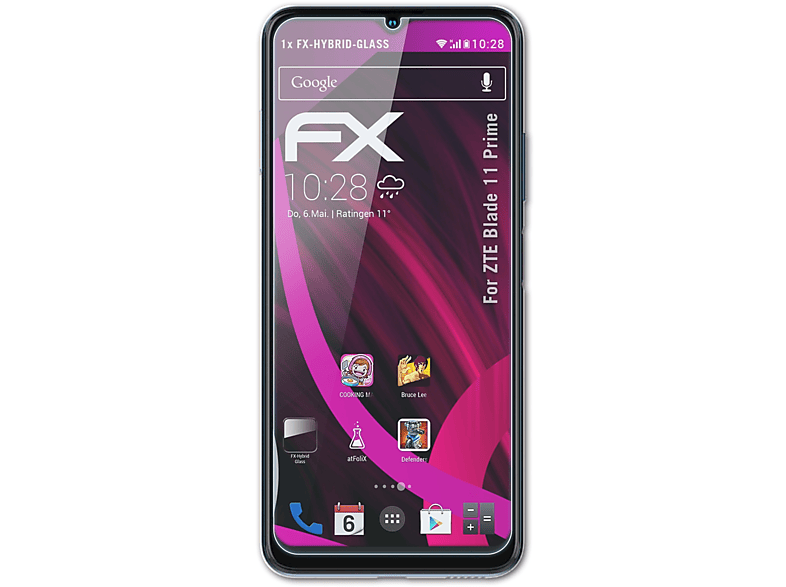 FX-Hybrid-Glass Blade Schutzglas(für ZTE Prime) ATFOLIX 11