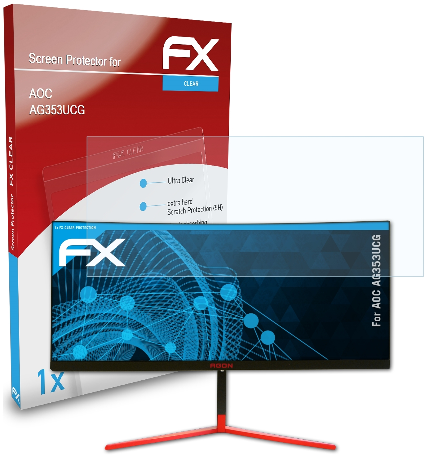 Displayschutz(für AOC FX-Clear ATFOLIX AG353UCG)