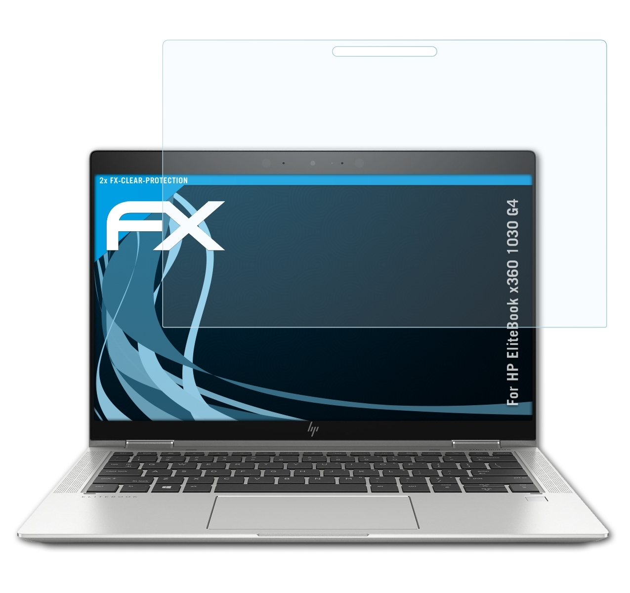HP G4) x360 2x FX-Clear 1030 EliteBook Displayschutz(für ATFOLIX