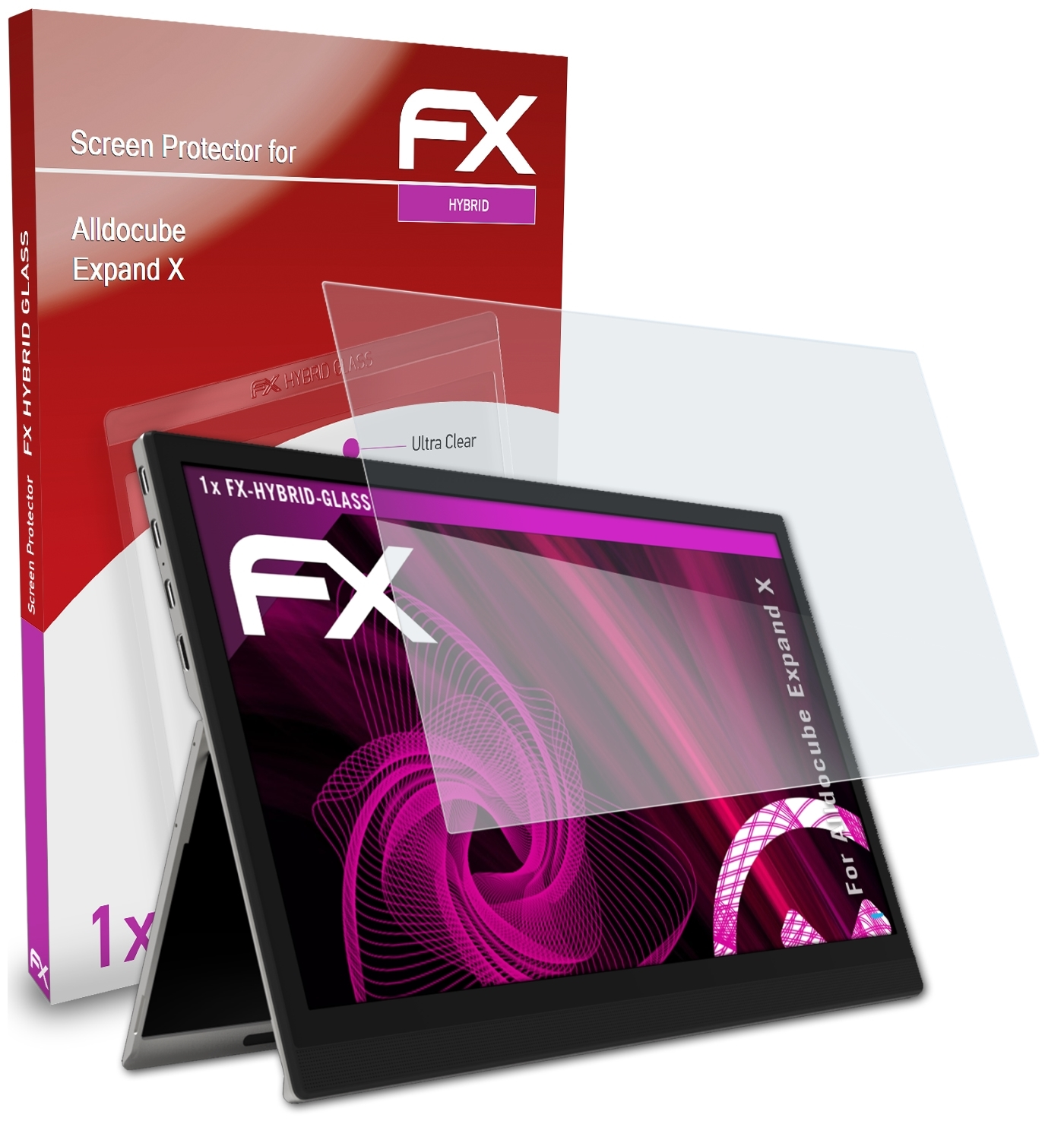 ATFOLIX FX-Hybrid-Glass Expand Schutzglas(für Alldocube X)