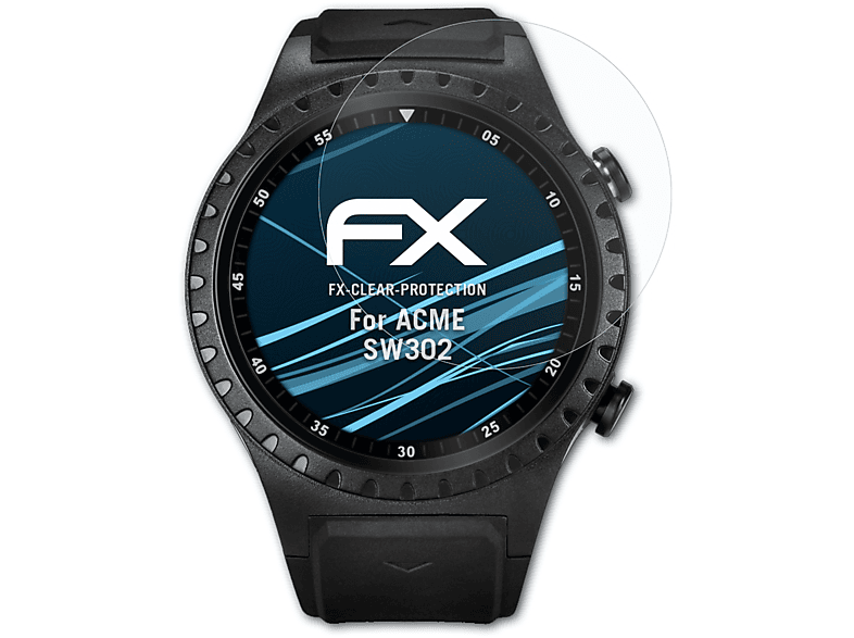 ATFOLIX 3x FX-Clear Displayschutz(für ACME SW302)