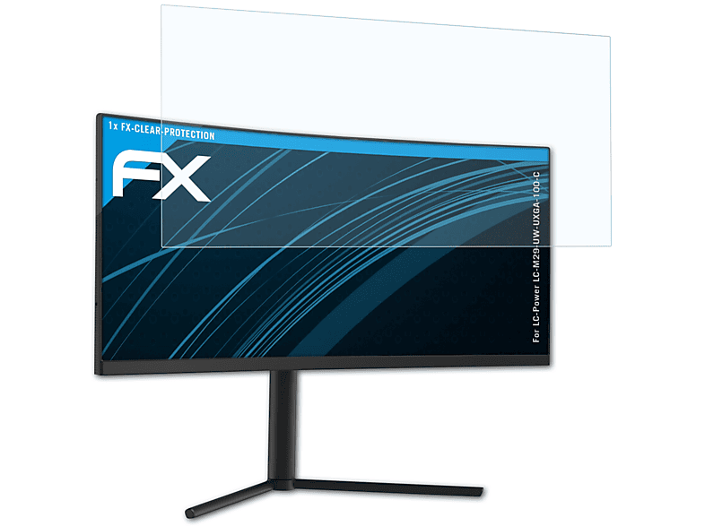 ATFOLIX FX-Clear Displayschutz(für LC-Power LC-M29-UW-UXGA-100-C)