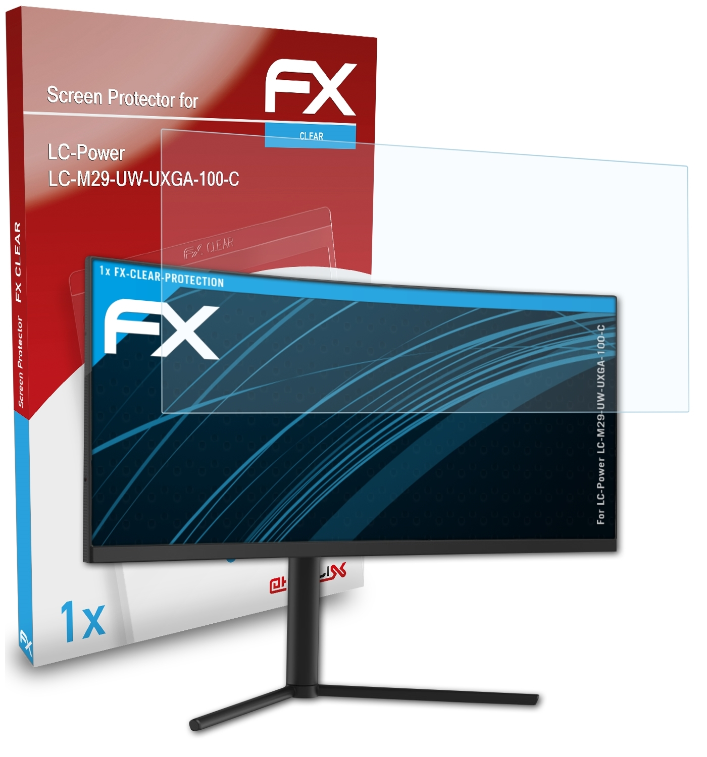 FX-Clear ATFOLIX Displayschutz(für LC-M29-UW-UXGA-100-C) LC-Power