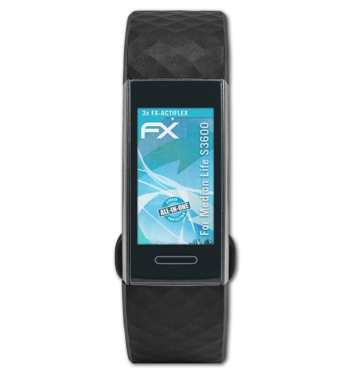 ATFOLIX 3x Medion Life FX-ActiFleX S3600) Displayschutz(für