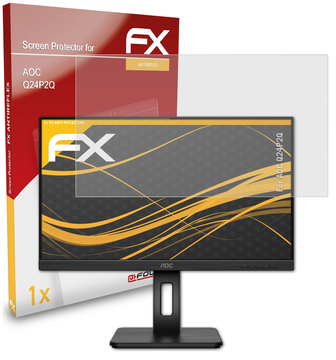 Q24P2Q) AOC FX-Antireflex Displayschutz(für ATFOLIX