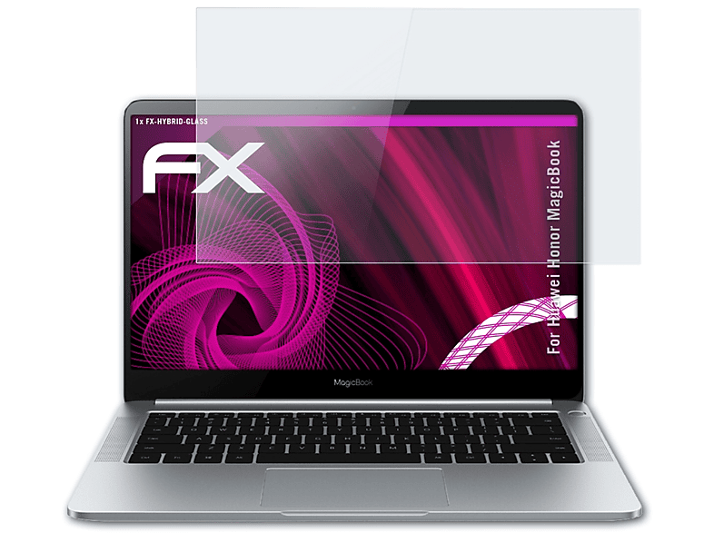 ATFOLIX Schutzglas(für FX-Hybrid-Glass Honor Huawei MagicBook)
