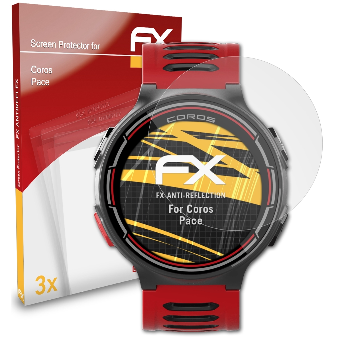 FX-Antireflex Displayschutz(für Pace) 3x Coros ATFOLIX