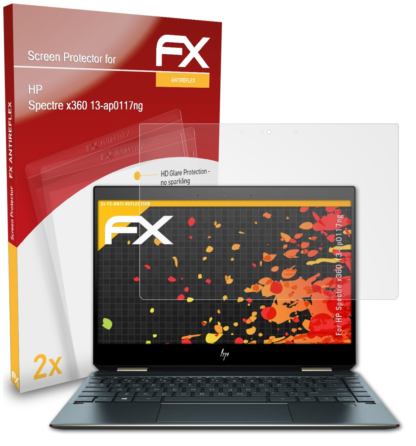 FX-Antireflex Displayschutz(für Spectre 2x 13-ap0117ng) ATFOLIX HP x360