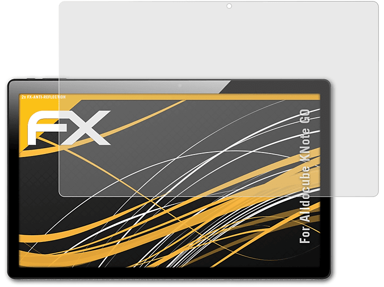 ATFOLIX 2x FX-Antireflex Displayschutz(für Alldocube KNote GO)
